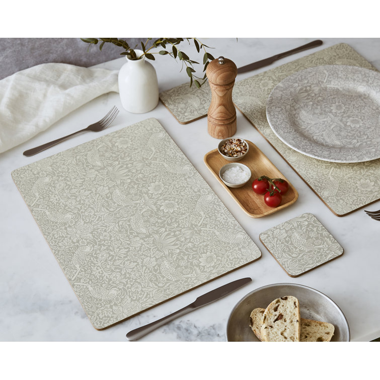 Pimpernel Pure Morris Strawberry Thief 4 Placemats Wayfair.co.uk